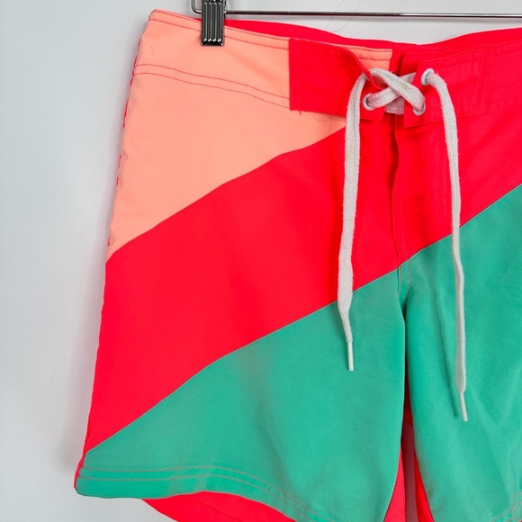 OP Neon Unlined Swim Shorts size Small style #OPS36967 - Picture 2 of 13